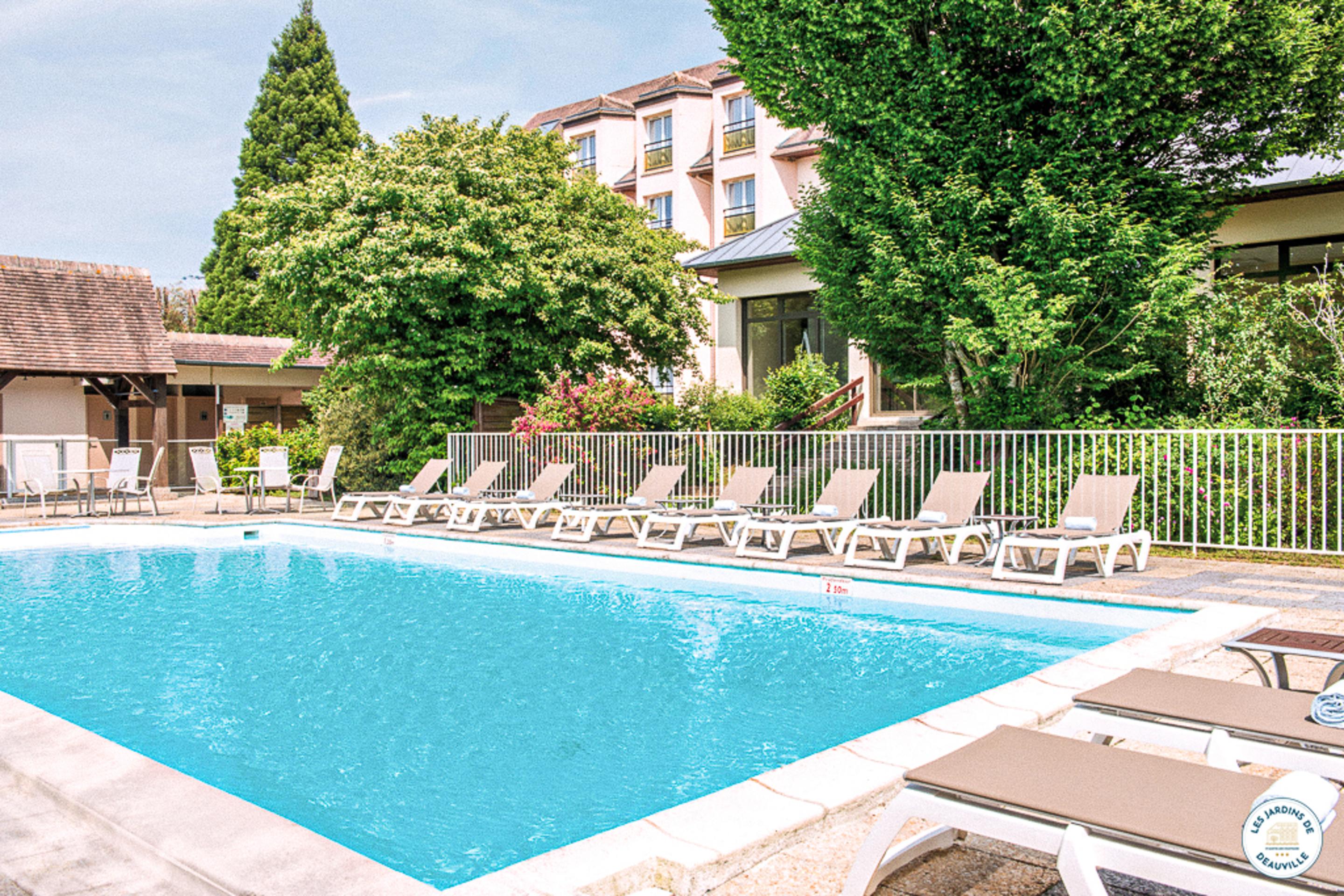 Hotel Les Jardins De Deauville Saint-Martin-aux-Chartrains Luaran gambar